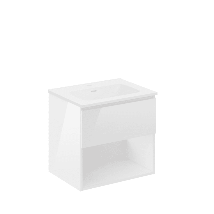 Cosmic B-Best möbelpaket, 60x61,5 cm, vit högglans