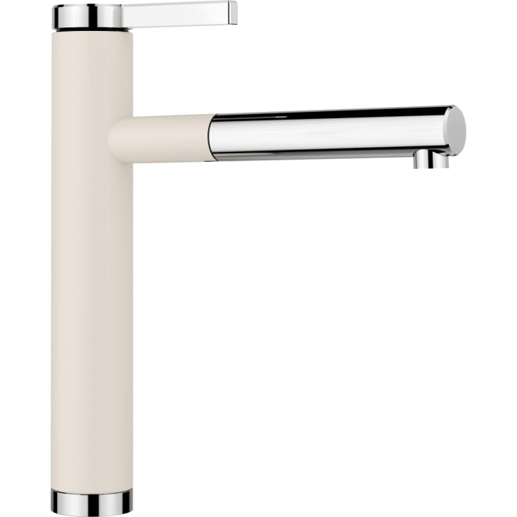 Blanco Linee-S køkkenarmatur, udtrækstud, råhvid/krom