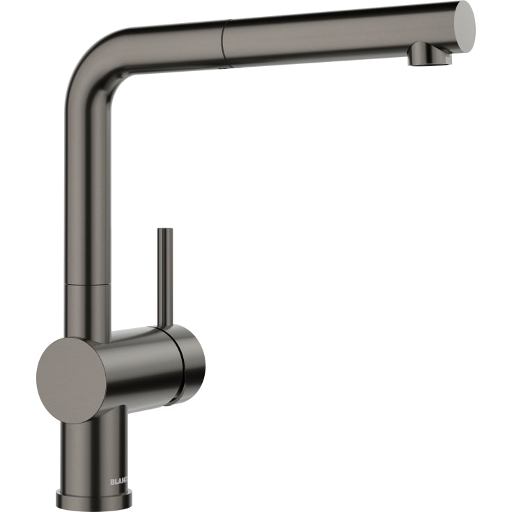 Blanco Linus-S køkkenarmatur, udtrækstud, sort krom