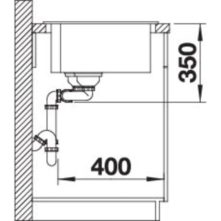 Blanco Pleon 9 UXI køkkenvask, 86x50 cm, råhvid