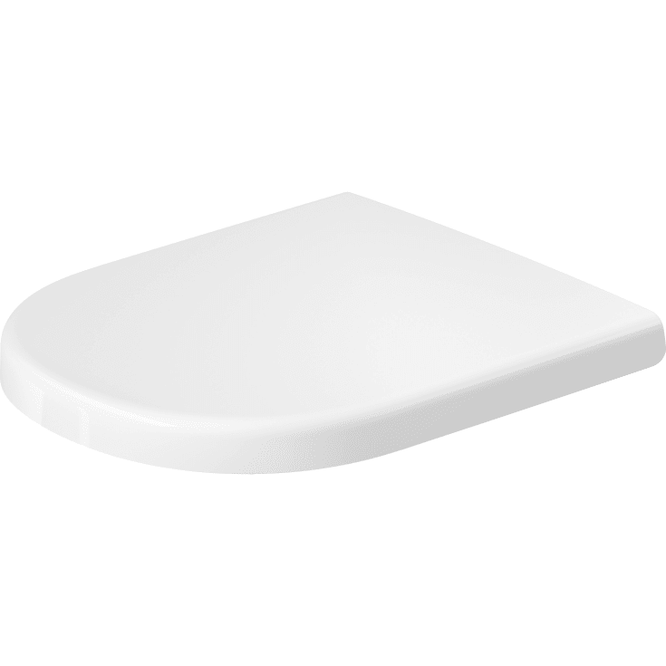 Duravit D-Code toiletbræt, soft close, quick release, hvid