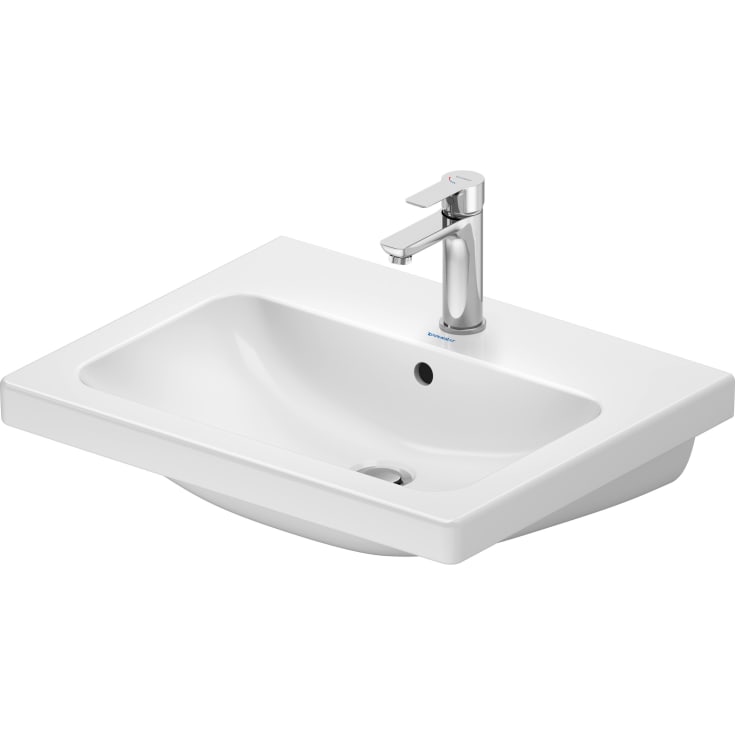 Duravit D-Code håndvask, 60x48 cm, hvid