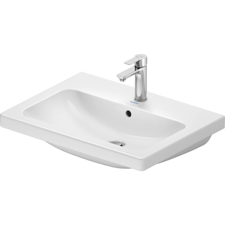 Duravit D-Code håndvask, 65x48 cm, hvid