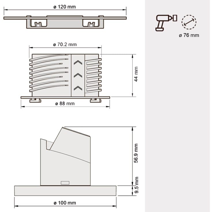 Närvarosensor P49MR, DALI-2, BMS, 12-13m, SnapFit