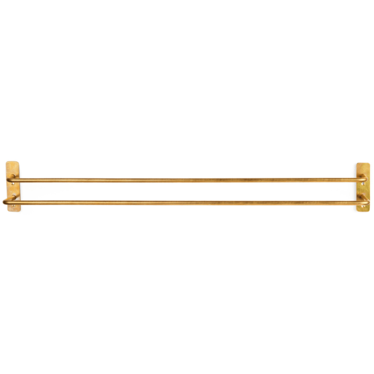 Bastant Design handdukshängare, 80 cm, borstad mässing