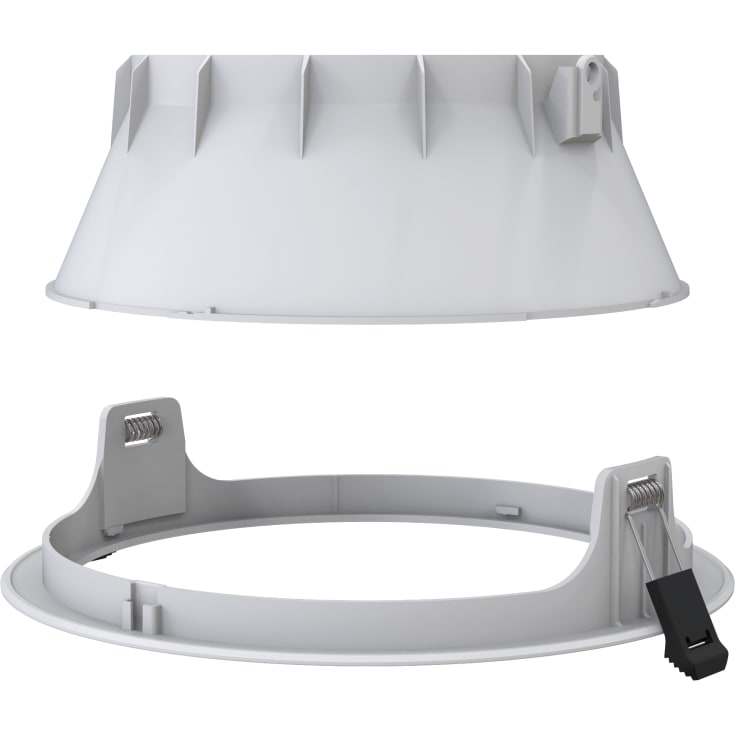 Comfort Downlight Reflector och Front Vit