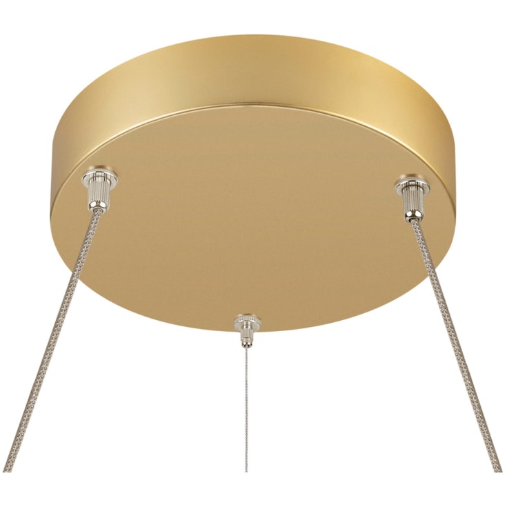 SLV One Flat pendel, sort/messing