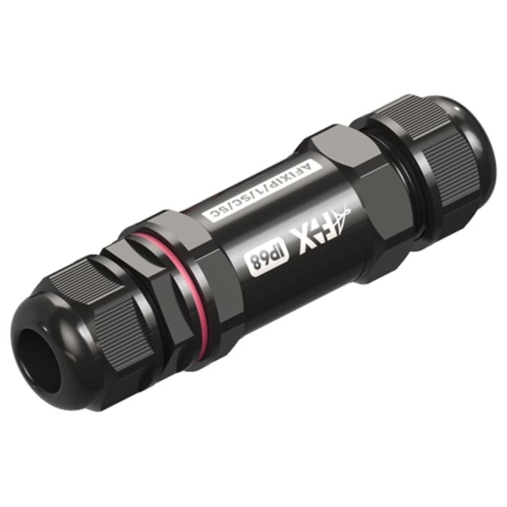 IP68 rett kabelkontakt, 5-leder, skrukobling