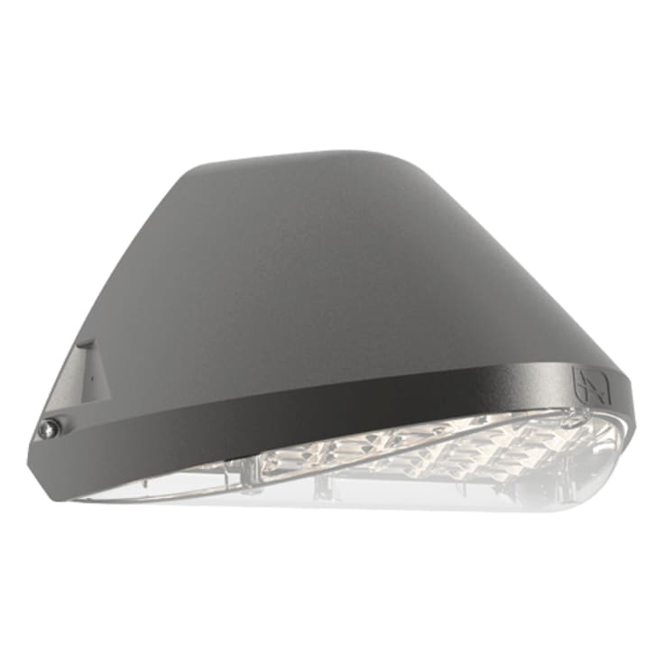 WOLF væg 18/20/30W 3K/4K IP65 IK10 grå asym lysfordeling