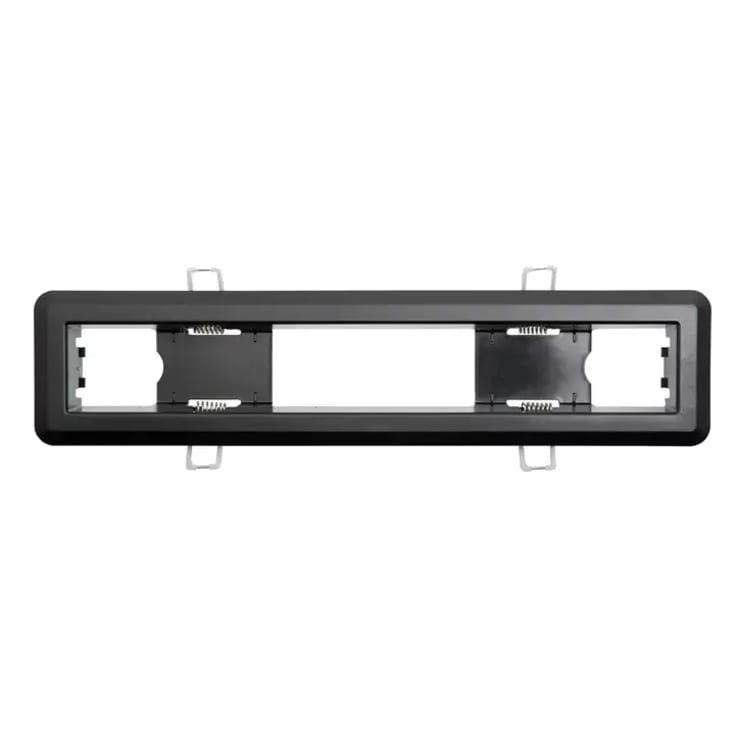 ADLER Exit Sign semi-indbygningsramme sort