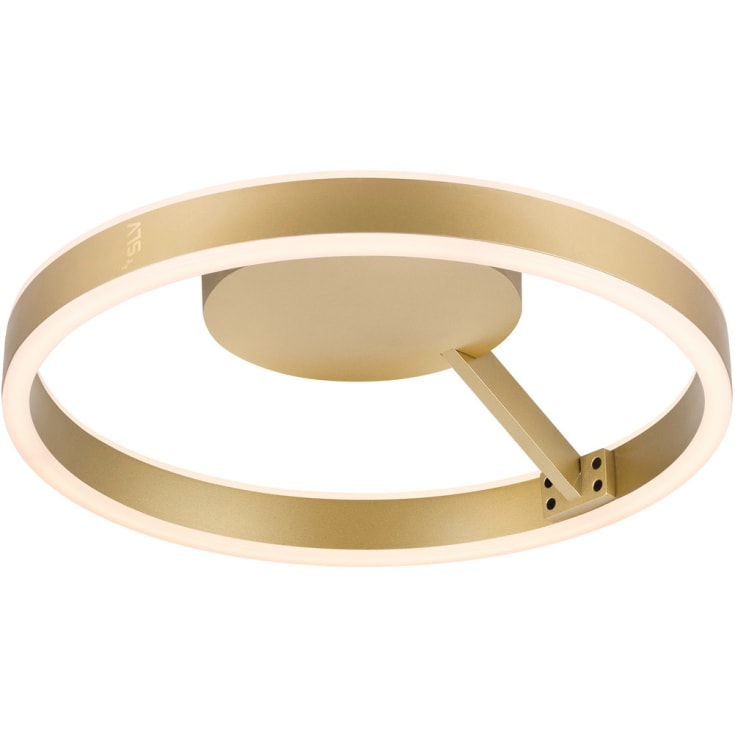 SLV One væg- & loftlampe, messing, Ø40 cm