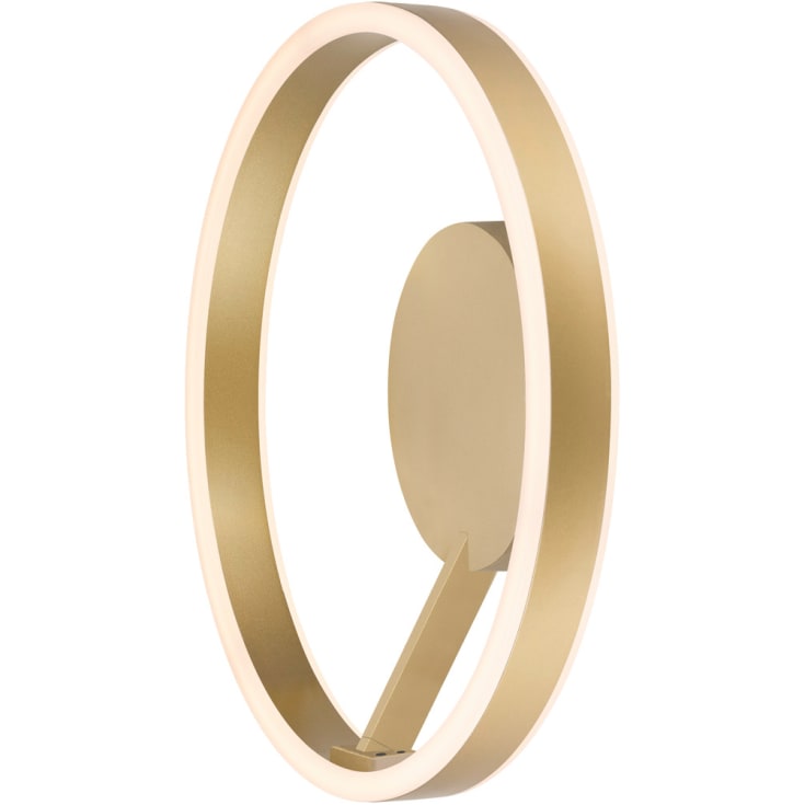 SLV One væg- & loftlampe, messing, Ø40 cm