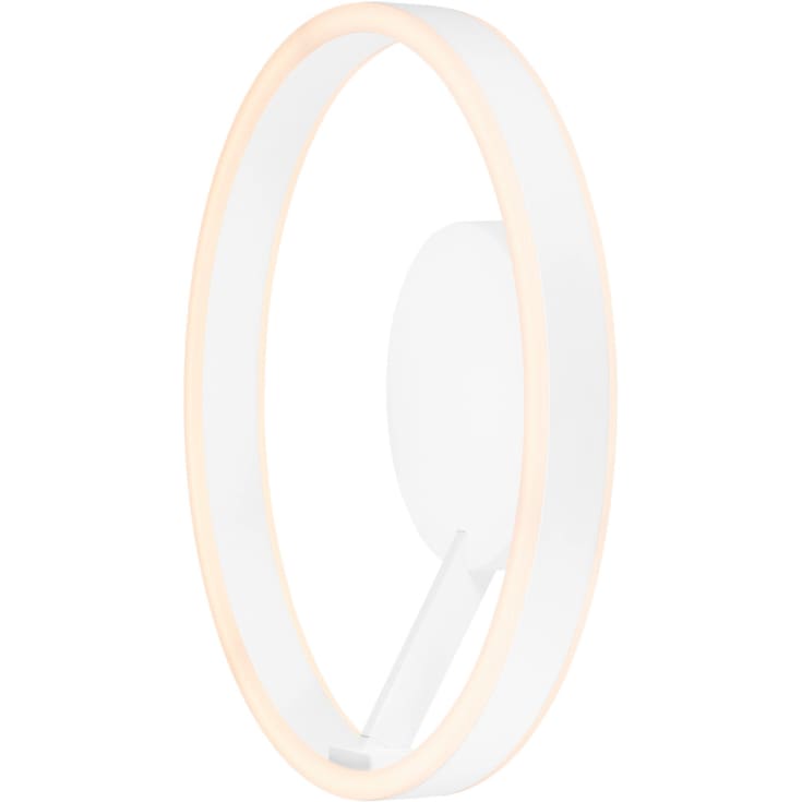 SLV One væg- & loftlampe, hvid, Ø40 cm