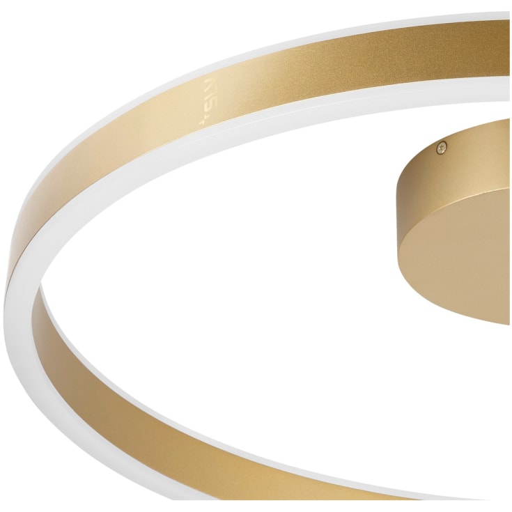 SLV One væg- & loftlampe, messing, Ø60 cm