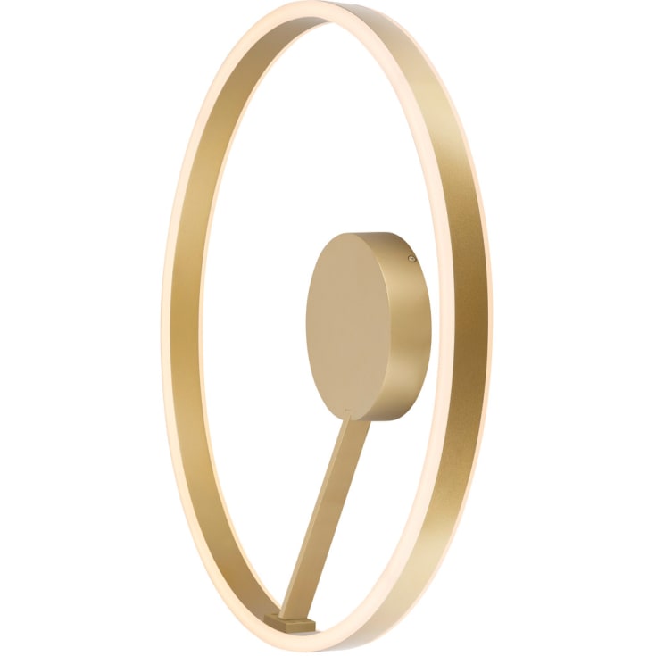 SLV One væg- & loftlampe, messing, Ø60 cm