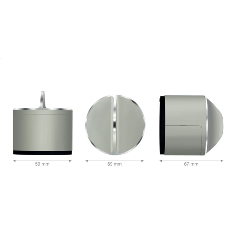 Danalock V3 Smart Lock Euro elektronisk dørlås, bluetooth og zigbee, sølv