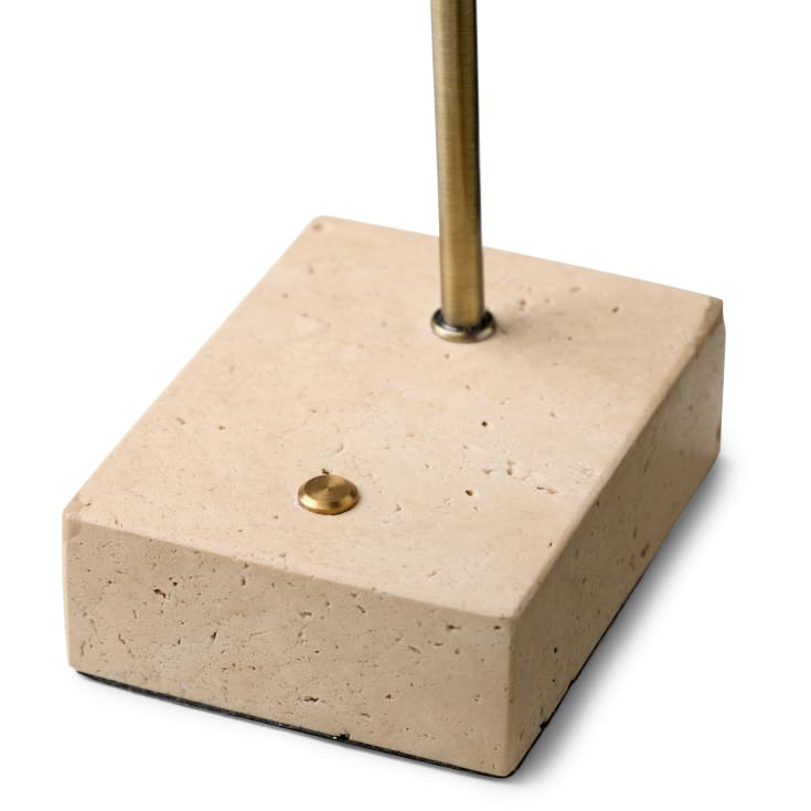 Halo Design Question genopladelig bordlampe, messing
