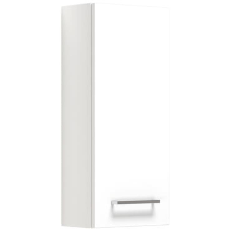 Dansani Mido+ vægskab, 30x70 cm, venstre, hvid højglans