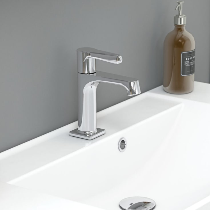 Dansani overløbsroset til porcelænsvaske, krom