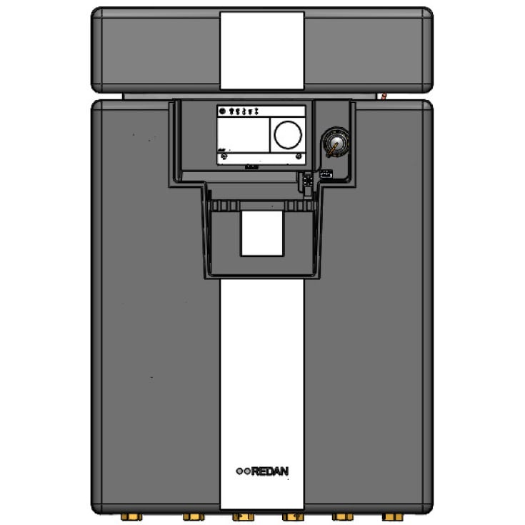 Akva Lux VXe 26/40 pl Kalundborg - Varme 19 kW - Vand 53 kW