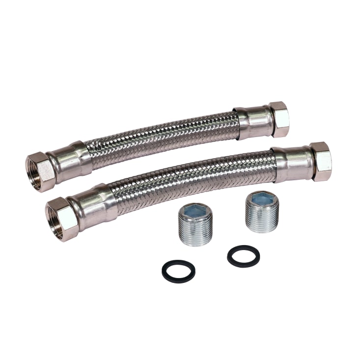 Bosch 1" forbindelsesslange, til til Bosch Compress 2000 varmepumpe, 300 mm