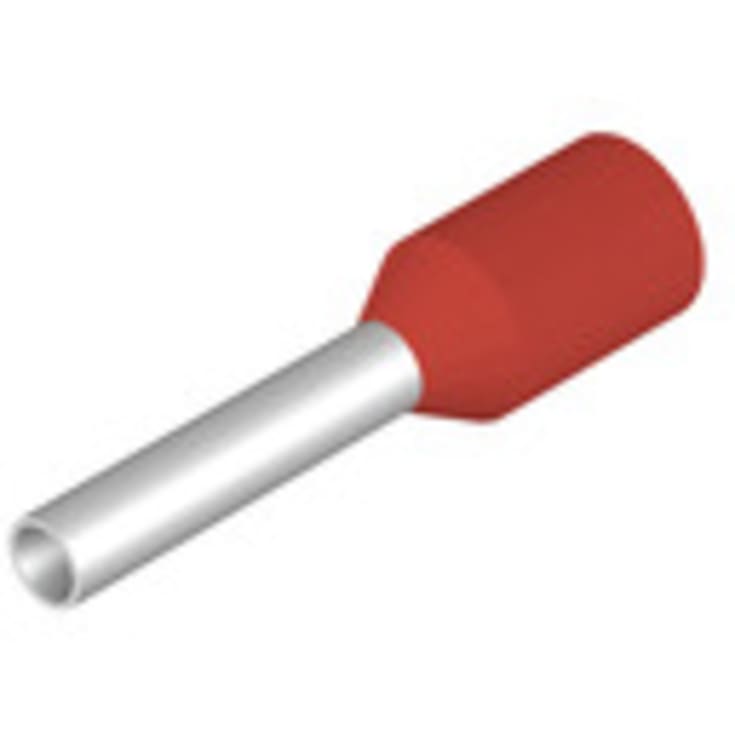 500 stk Tylle Isolerede 1,0 mm² rød H1,0/14D (100) (D)