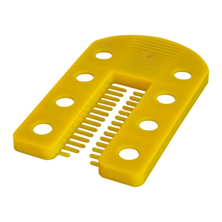 Fixbrik avstandsstykke, 75x45x5mm, gul, 300stk.