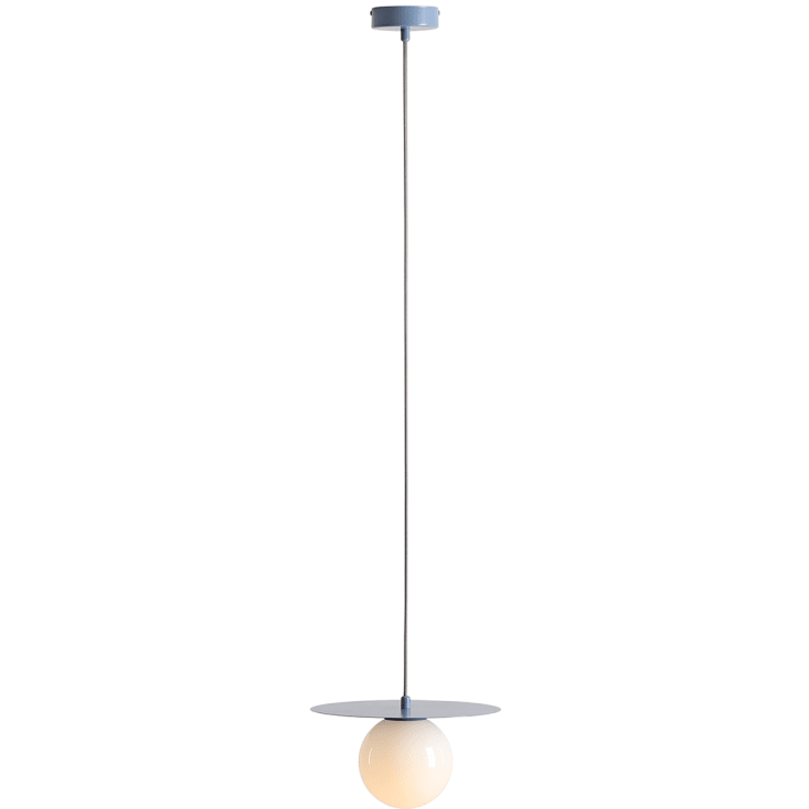 Aldex Loop pendellampa, Ø14 cm, blå