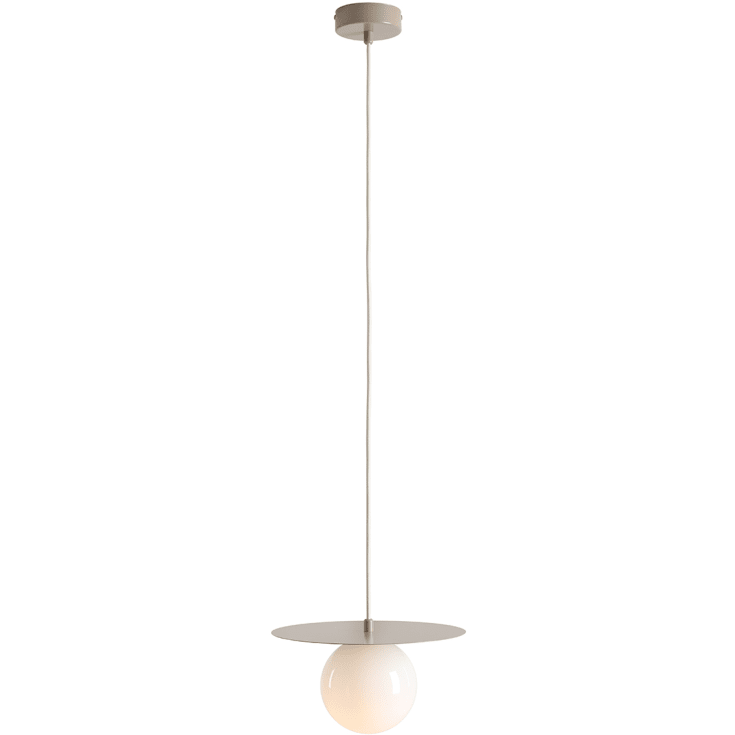 Aldex Loop pendellampa, Ø14 cm, beige