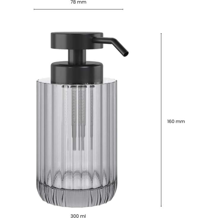 Cosmic Lido sæbedispenser, grå