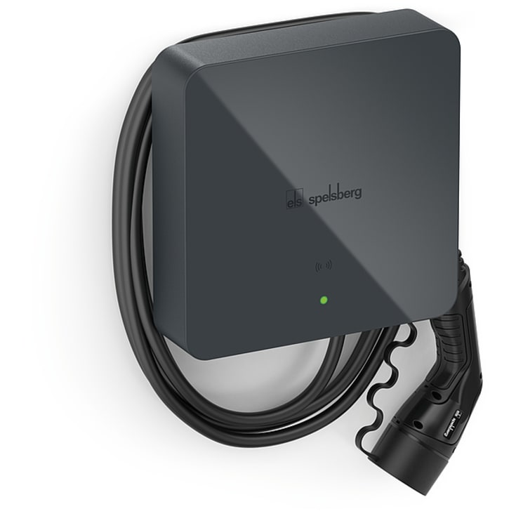 Spelsberg Billader Wallbox 11kW Pro Koksgrå med 5M kabel type 2