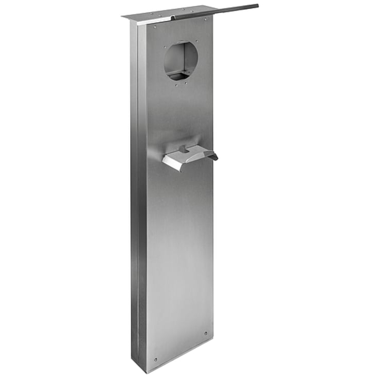 Wallbox stander med tag for 1 Wallbox rustfri stål VA2, SF1 WSD