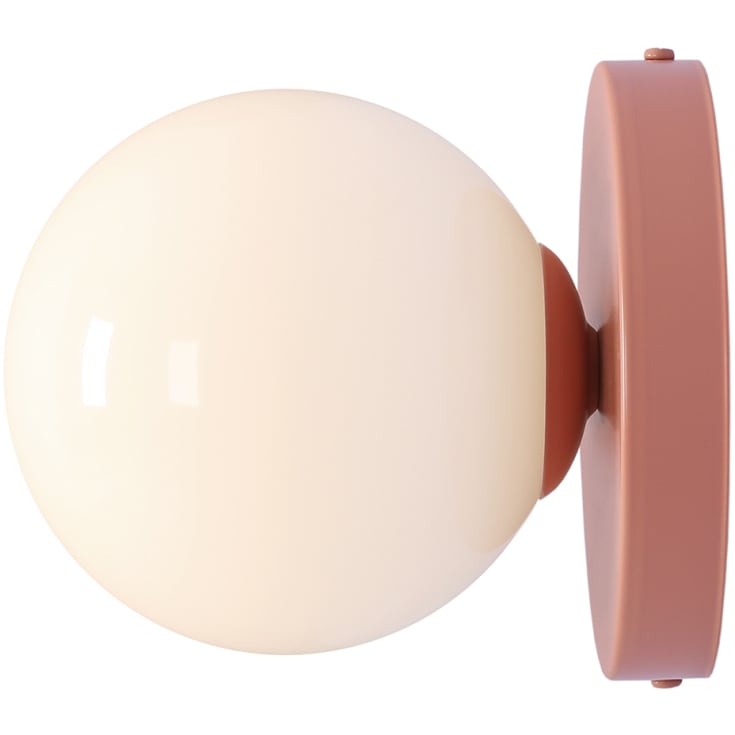 Aldex Ball 2 vägglampa, korall