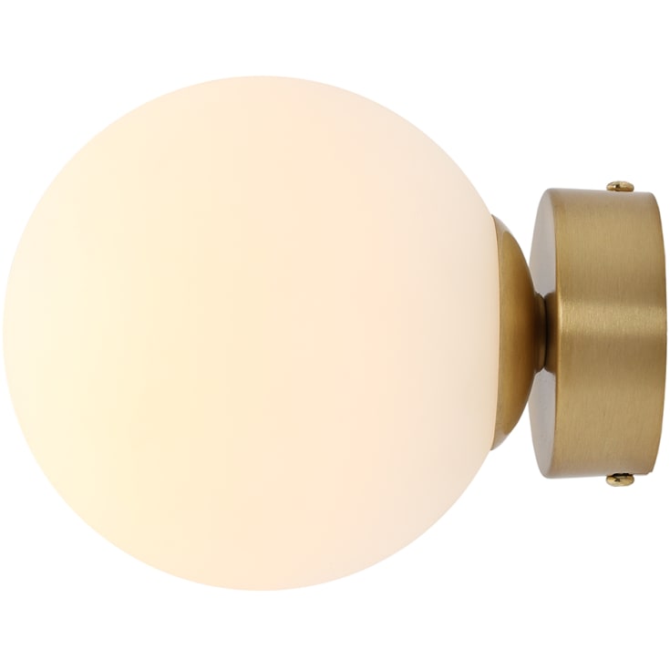 Aldex Ball væglampe, messing, Ø14 cm