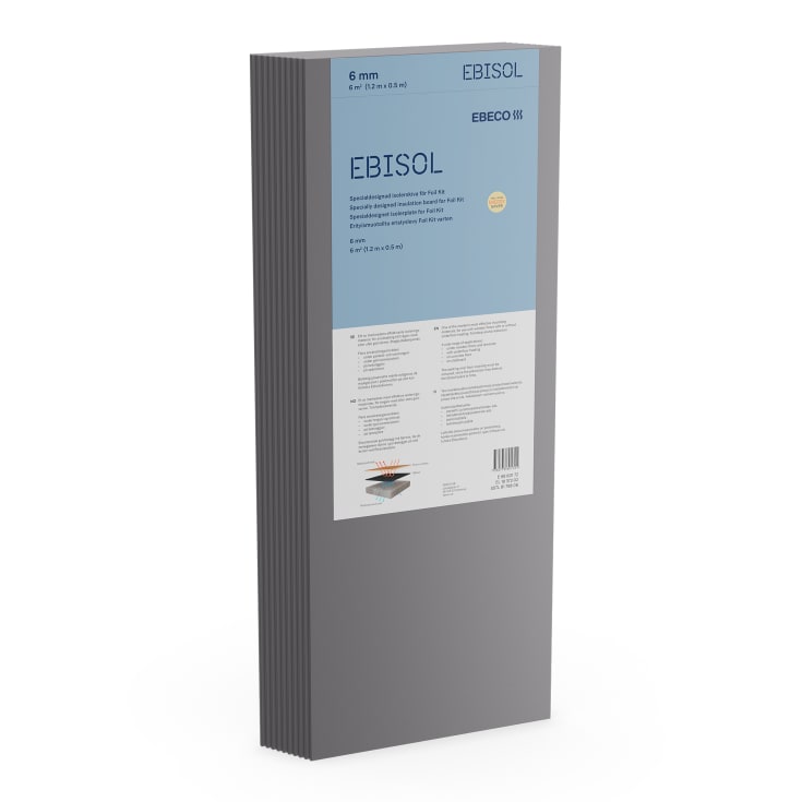 Ebeco Ebisol isoleringsskivor, 6 m², 6 mm