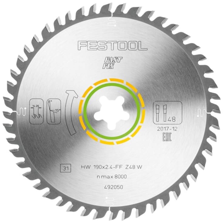 Rundsavklinge fastfix 190-48T