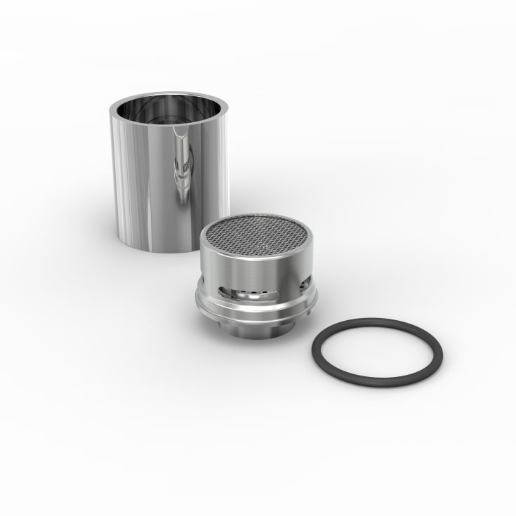 Quooker Fusion perlatorhus, krom