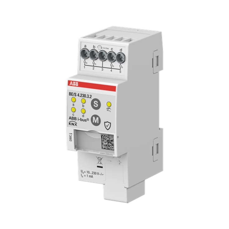 KNX BE/S4.230.3.2 Binär ingångsmodul