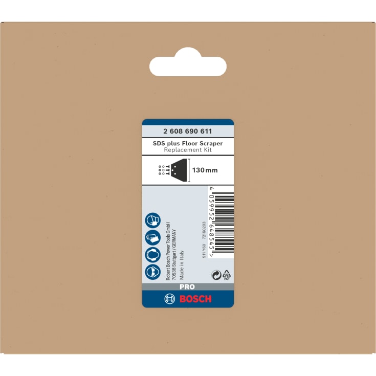 Bosch gulvskrapeblad til gulvskrapemejsel SDS-plus, 130 mm