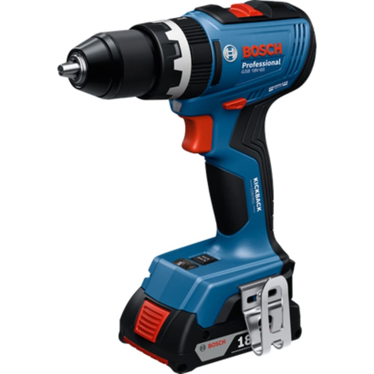 Bosch slagboremaskine GSB 18V-65, 2x18 V/2,0 Ah