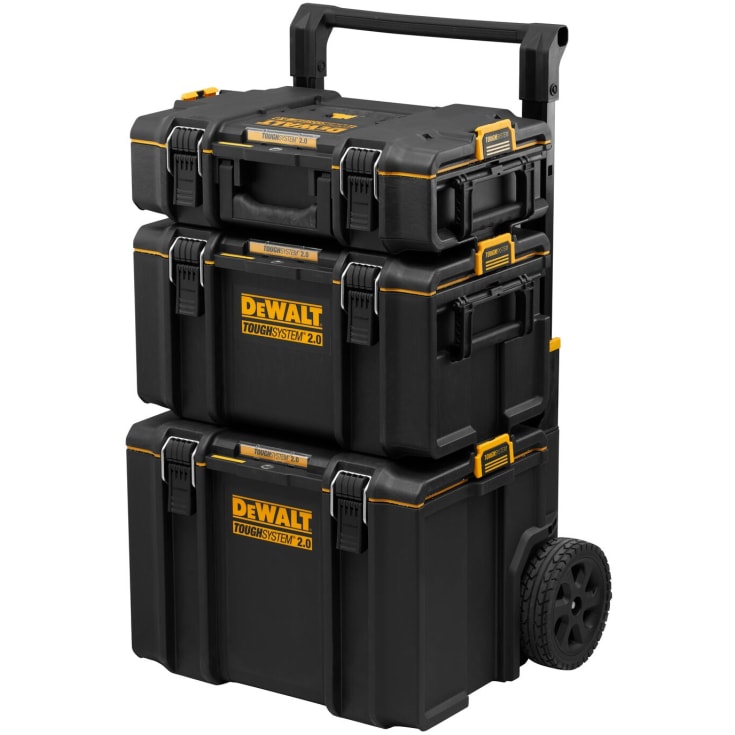 DeWalt DXL Thoughsystem 2.0 opbevaringssæt 3, med hjul og teleskophåndtag