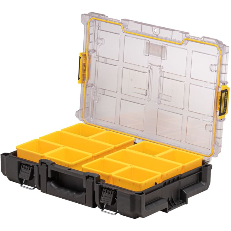 DeWalt DXL Thoughsystem 2.0 sortimentskasse, 10/12 beholdere