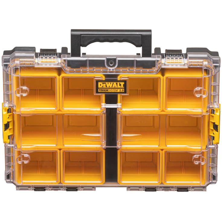 DeWalt DXL Thoughsystem 2.0 sortimentskasse, 10/12 beholdere