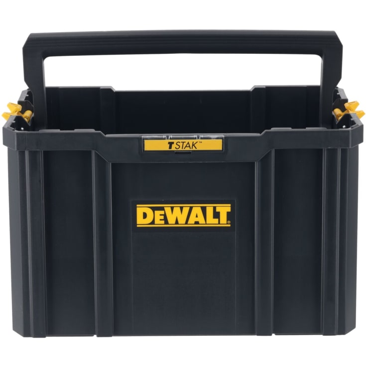 DeWalt TSTAK verktygslåda, åben