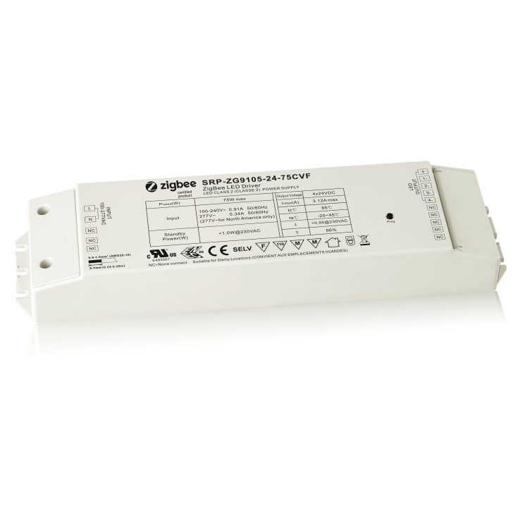 Trådløs Zigbee LED driver 24V/75W til f.eks. led-strips