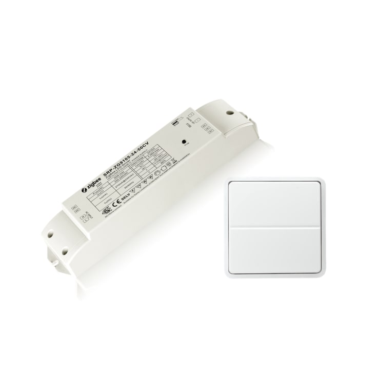Forprogrammeret 24V/50W driver m/2-tryk til lk fuga® ramme