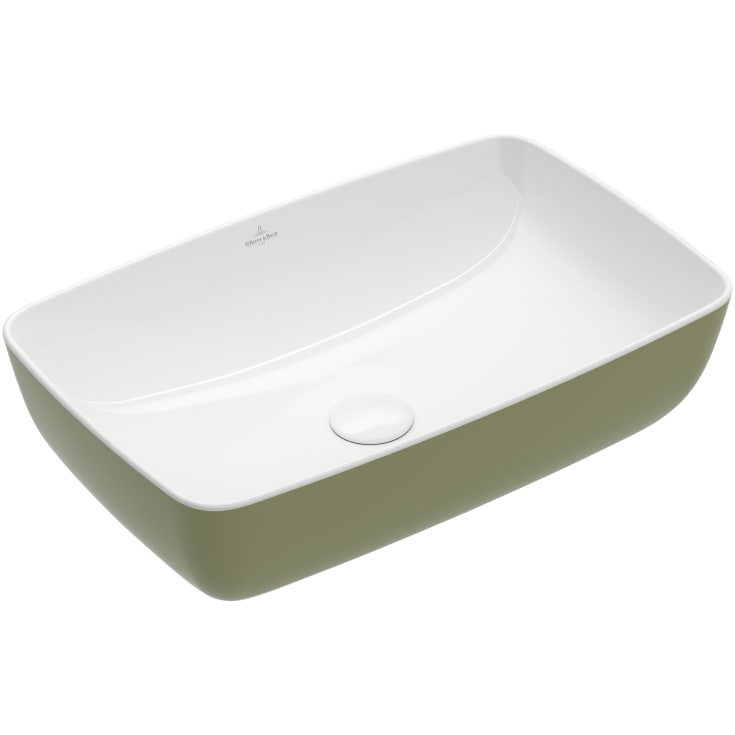 Villeroy & Boch Artis håndvask, 58x38,5 cm, grøn