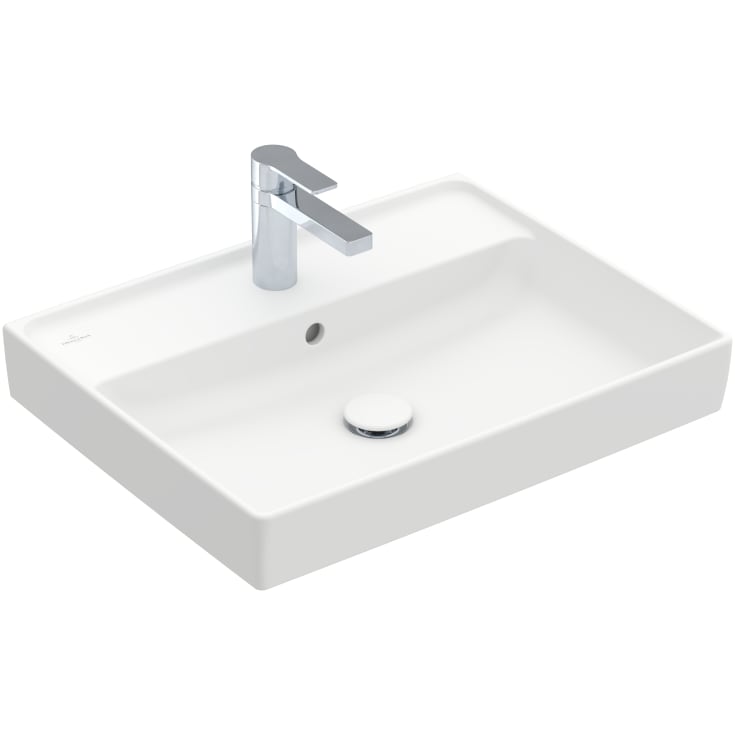 Villeroy & Boch Collaro håndvask, 60x47 cm, mat hvid