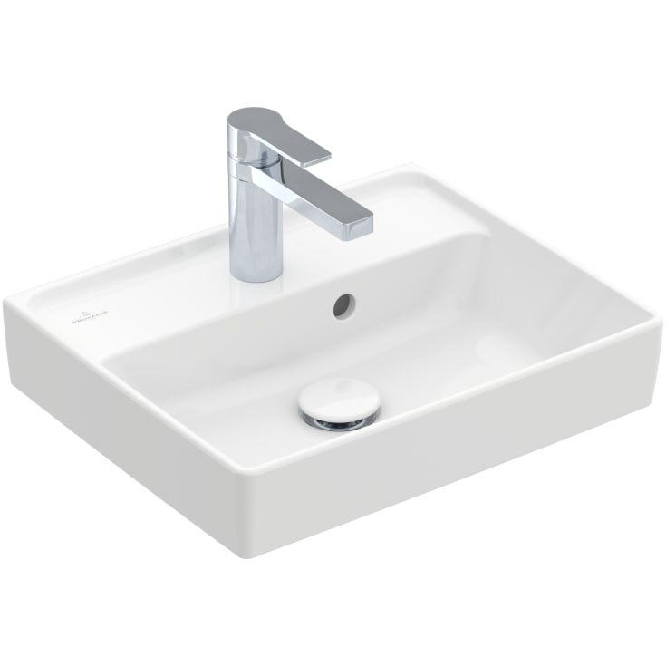 Villeroy & Boch Collaro vegghengt servant, 45x37 cm, med CeramicPlus, hvit