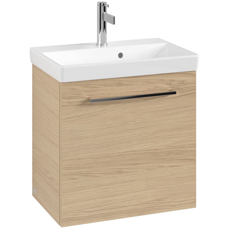 Villeroy & Boch Avento A888 tvättställsunderskåp, 52,6x38,2 cm, vänster, ek